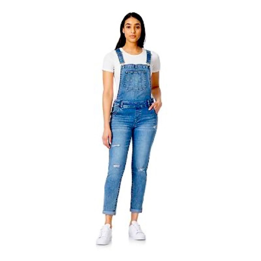 Juniors' WallFlower Insta Stretch Tomboy Mid-Rise Jean Overalls